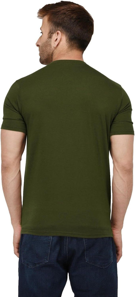 Military Green Half Sleeve Tshirt